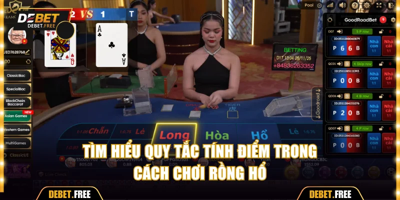 Tìm hiểu quy tắc tính điểm trong cách chơi Rồng Hổ